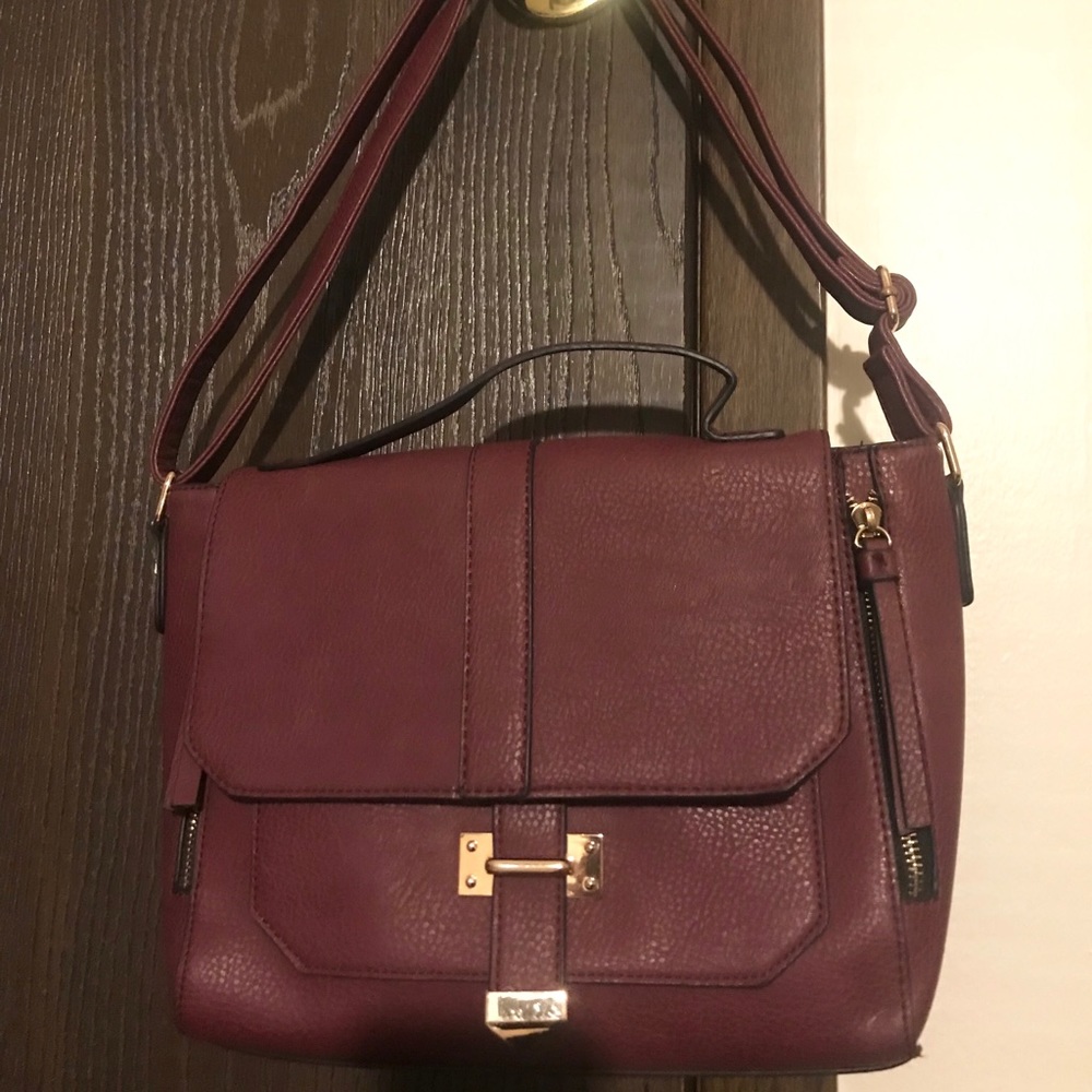Red tote bag